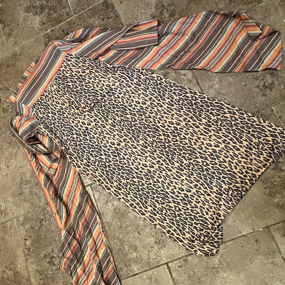 Fashion Express Cheetah/Aztec Print Dress - Picture 3 of 3